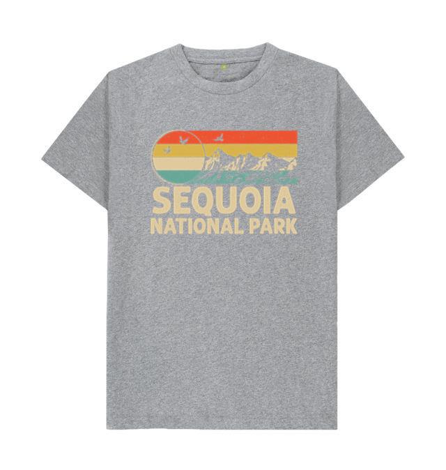 Hiking Camping Retro Style Sequoia National Park T-Shirt