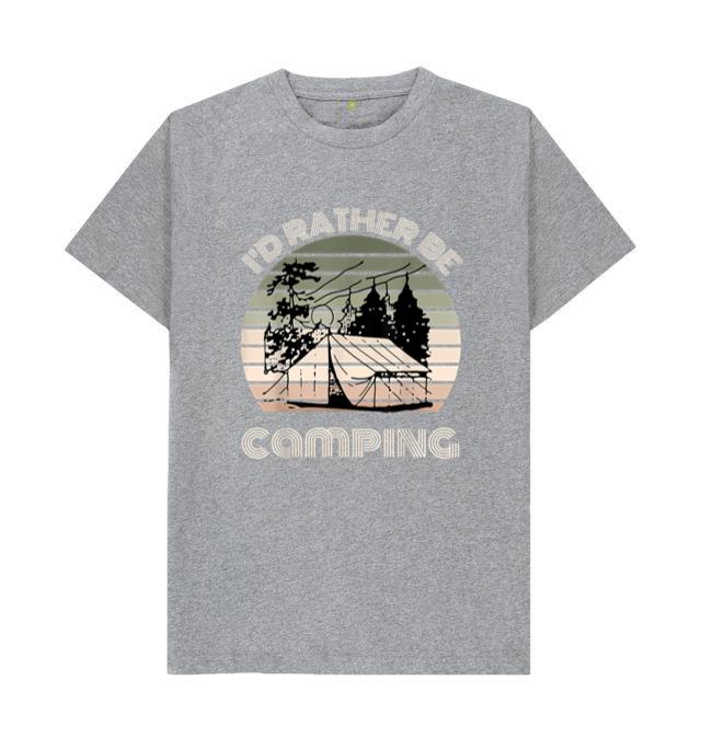 I d Rather Be Camping Sunset T-Shirt