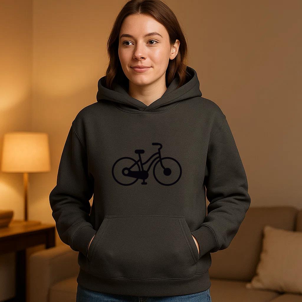 Bicycle Cut Out Hoodie - Image 4