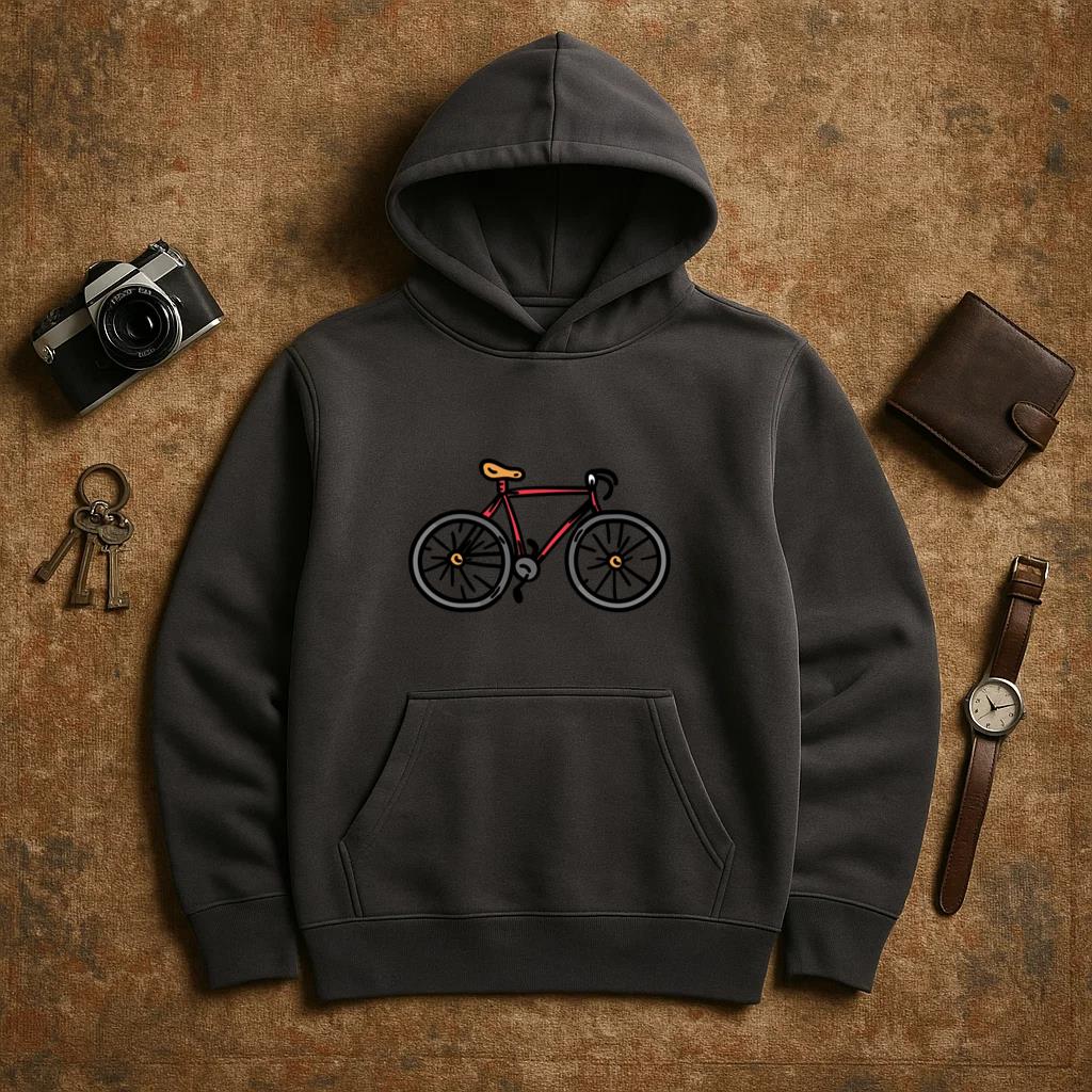 Bicycle Cycle Bike Sketch Hoodie