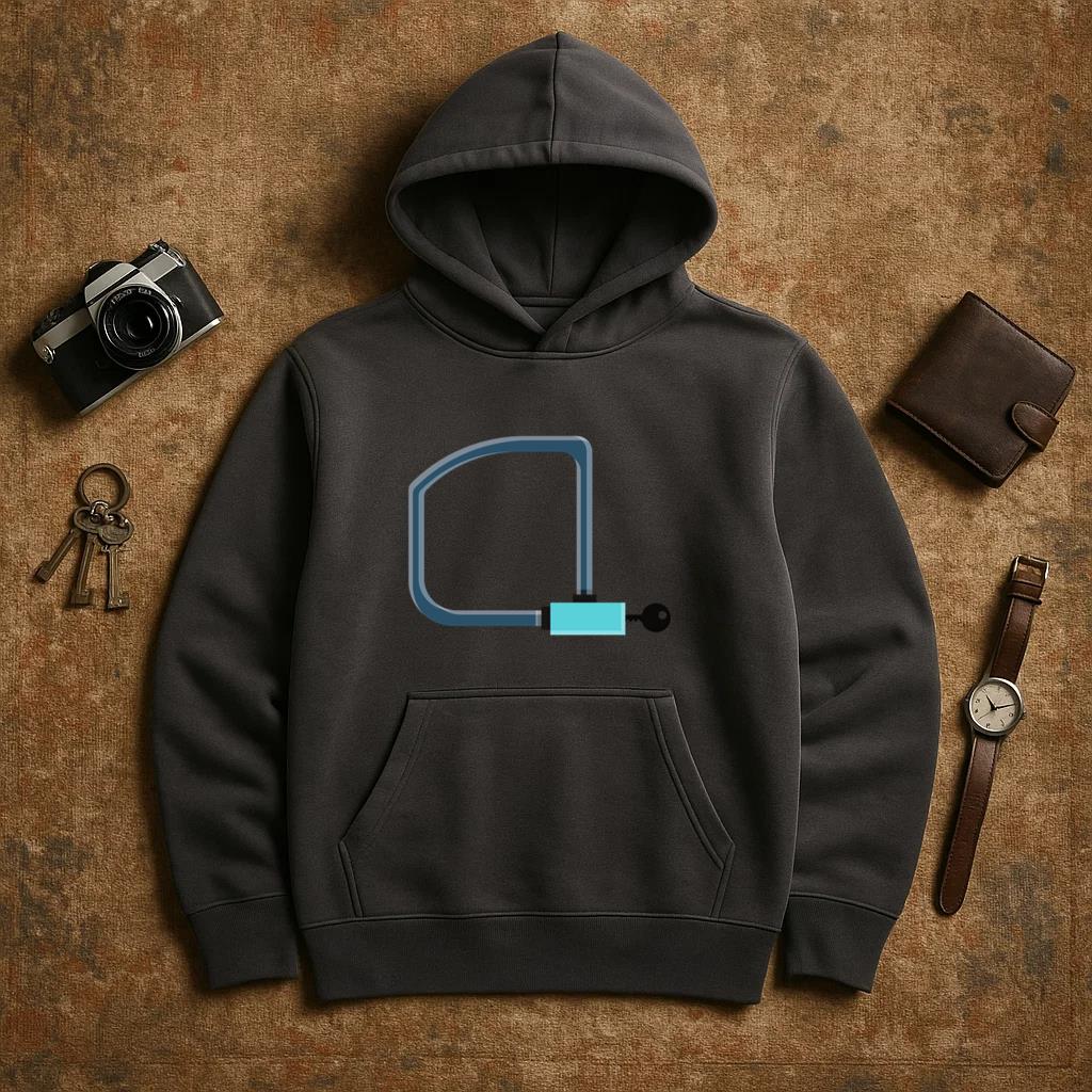 Bicycle Lock Icon Hoodie