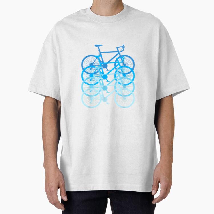 Bicycle Racer Cycling Biker Oversized T-Shirt