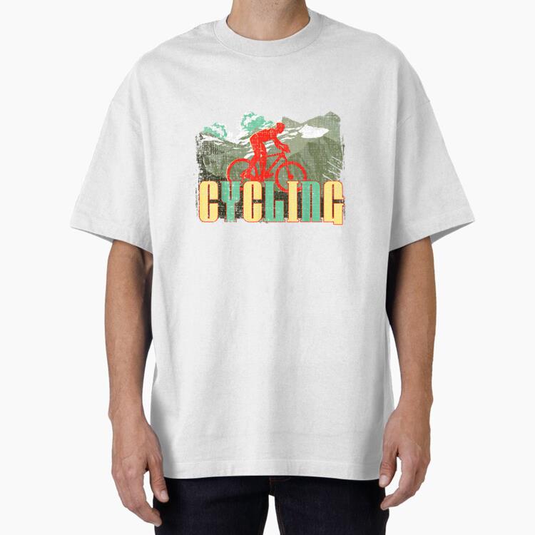 Biker Cycling Moutain Oversized T-Shirt