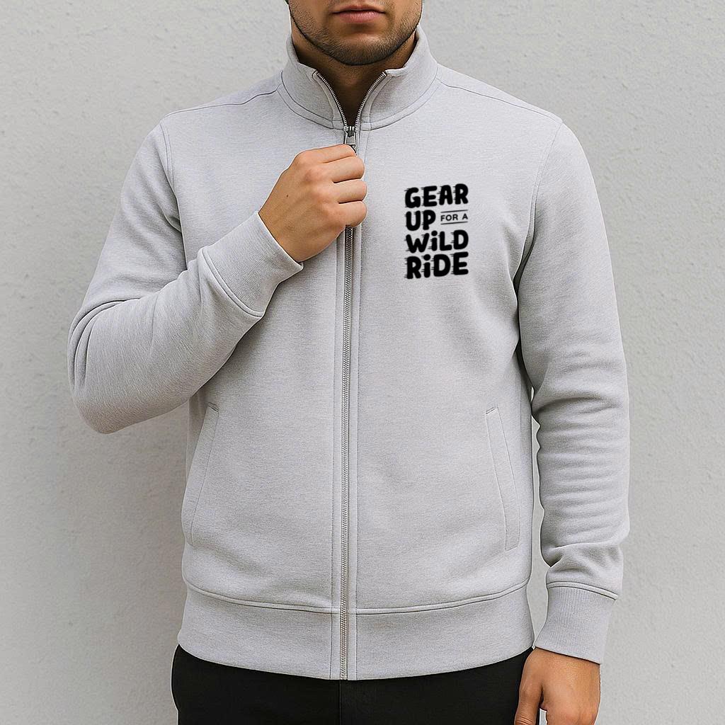 Gear Up For A Wild Ride Quote Jacket - Image 3