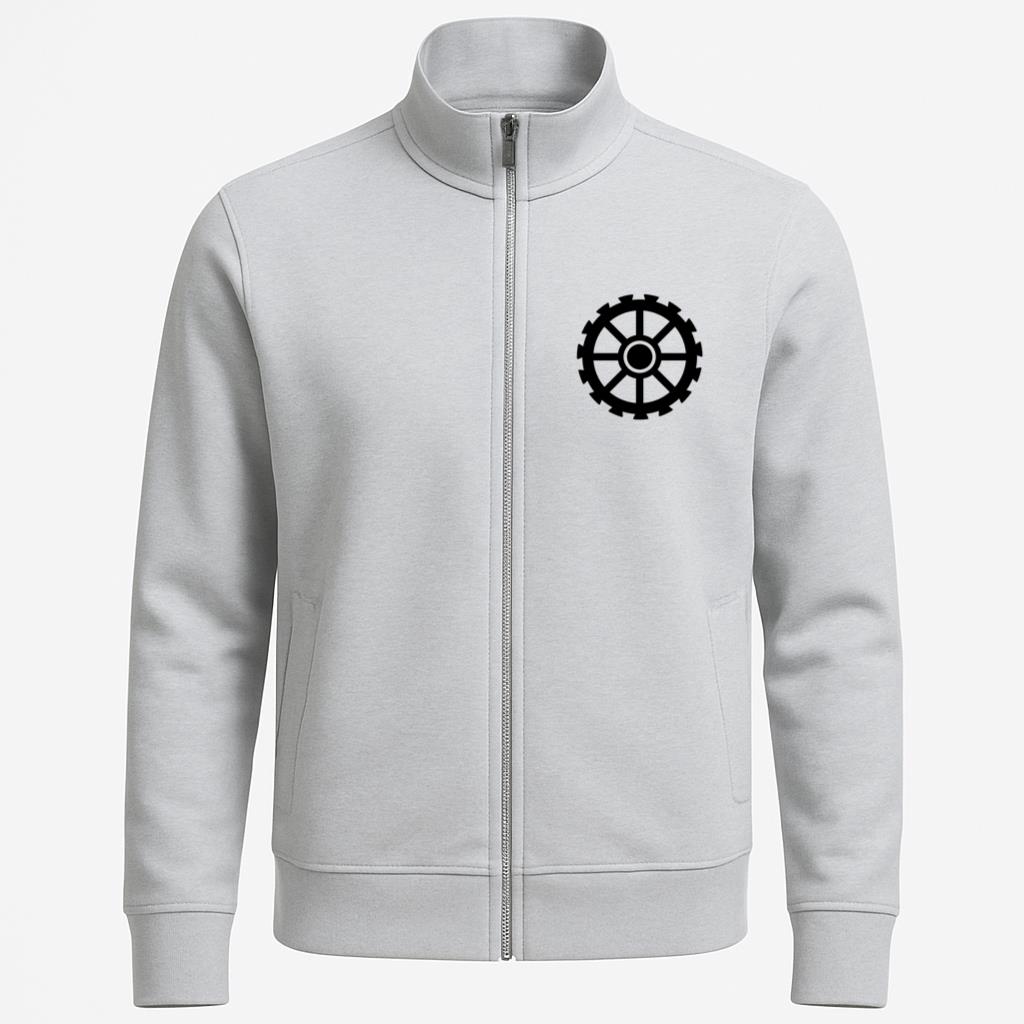 Gear Wheel Pinion Hole Gear Cogwheel Detailed Silhouette Jacket