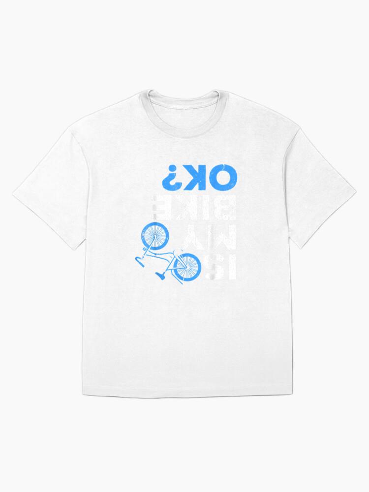 Is My Bike Ok Cycling Oversized T-Shirt - Image 4