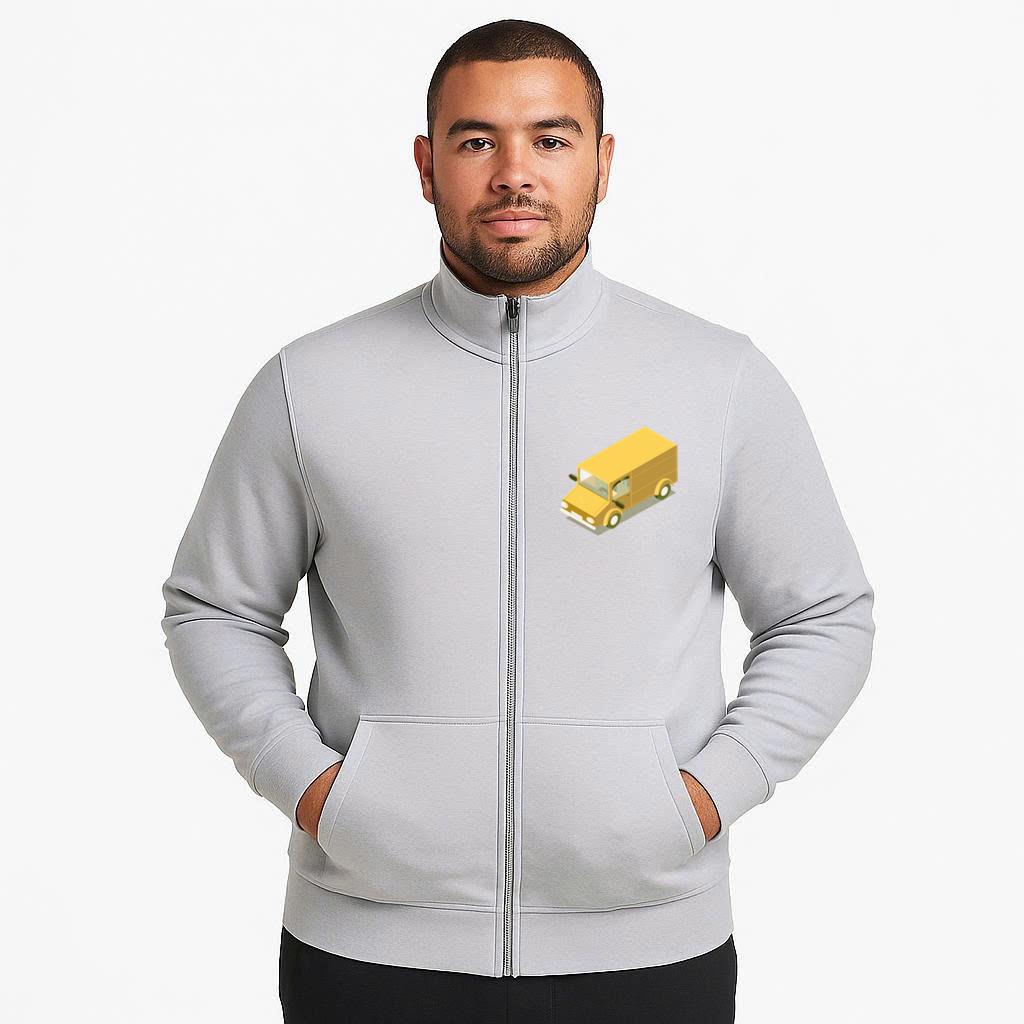 Isometric Transport Yellow Minibus Jacket - Image 4