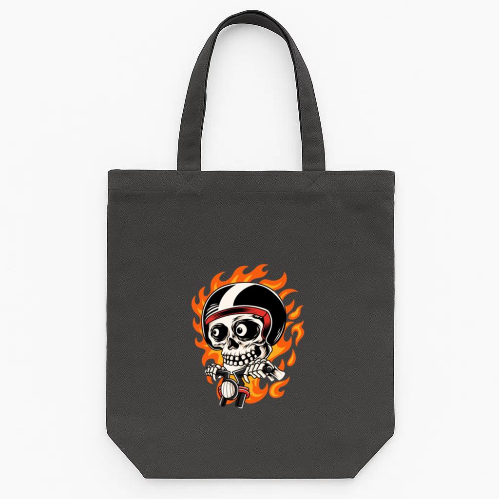 Mechanic Motorbike Joyful Modern Tote Canvas Bag