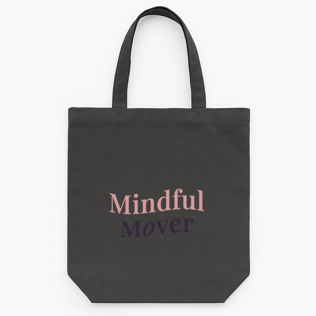 Mindful Mover Design Tote Canvas Bag