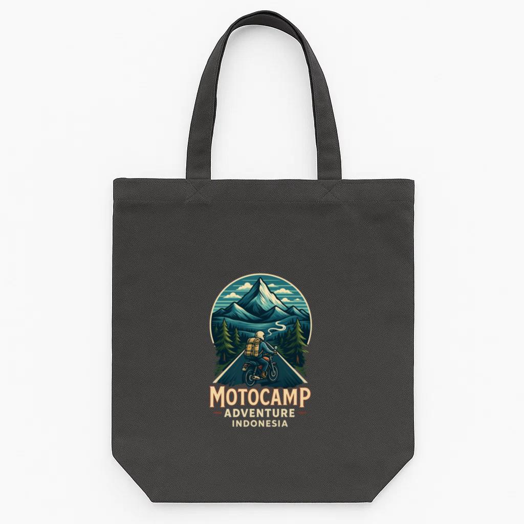 Nature Motorbike Wild Edgy Tote Canvas Bag