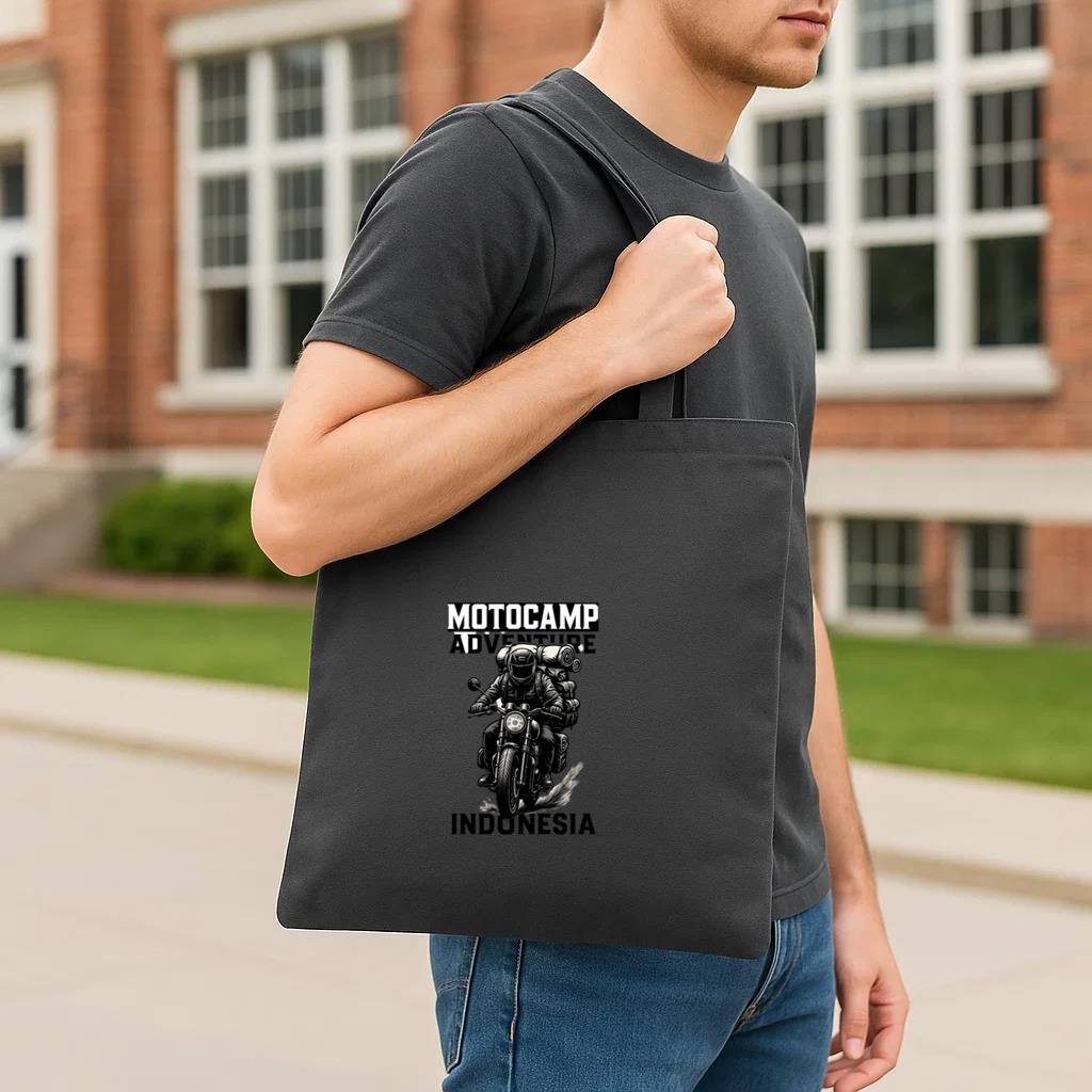 Nomad Motorbike Wild Classic Tote Canvas Bag - Image 3